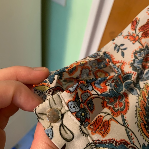 Zara Floral Tunic Blouse - Picture 6 of 8